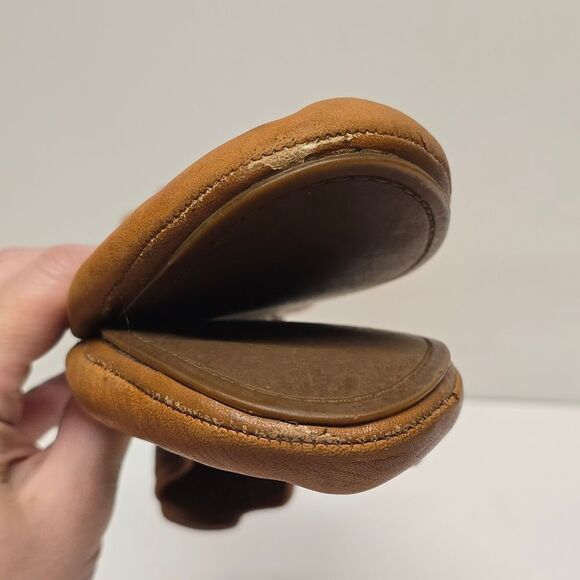 Tory Burch Eddie Tan Leather Ballet Flats 9 - Picture 6 of 9